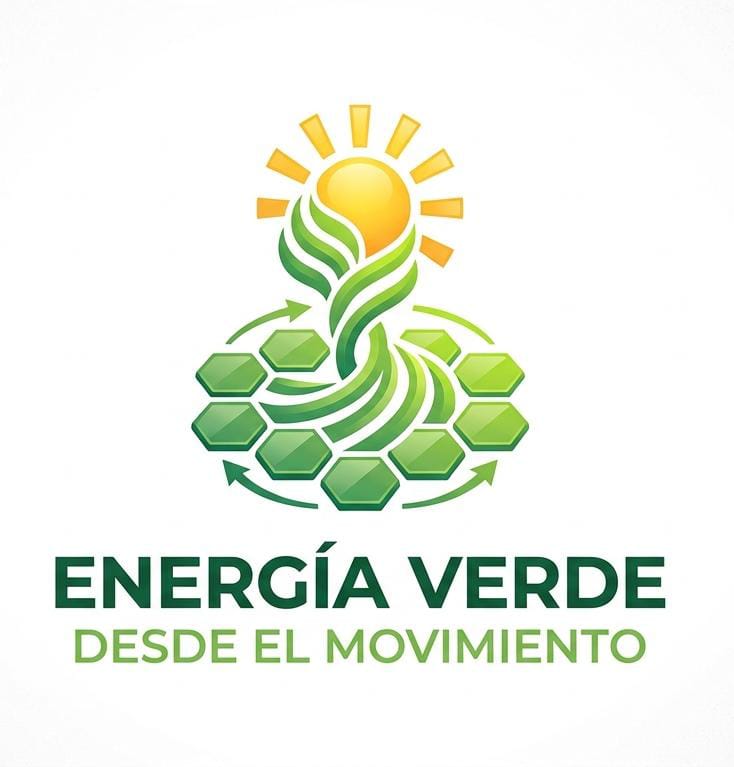 Logo de Energía verde desde el movimiento humano